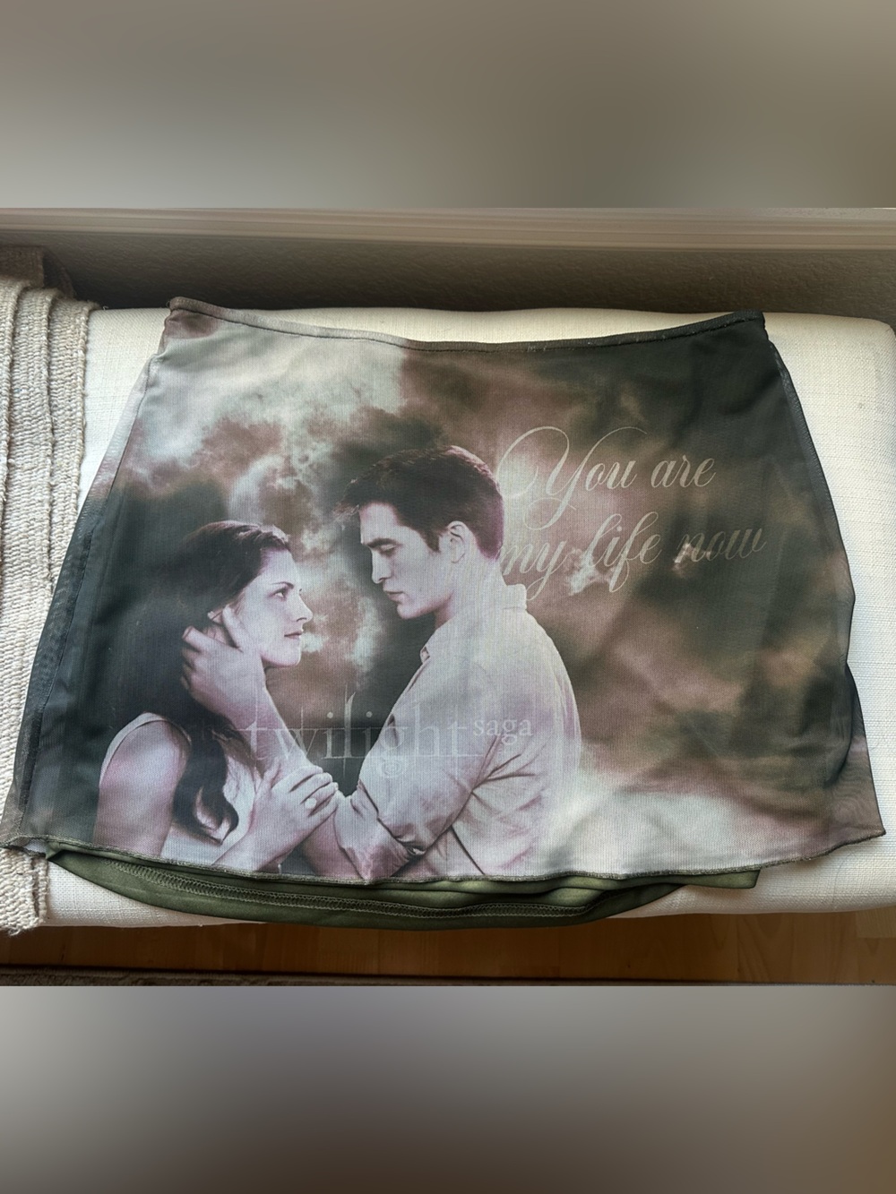 Dolls Kill Twilight Saga Mini Skirt in Olive and Taupe